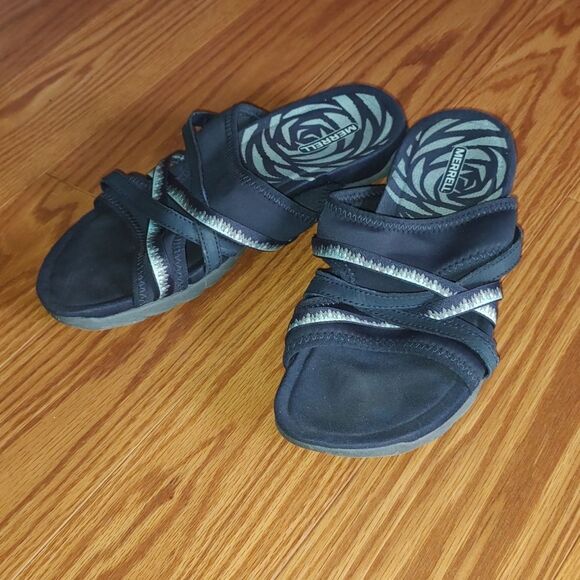 Merrell Women's Terran 3 Cush Slide - Navy  Sz  7   EUC  worn once - Picture 1 of 7